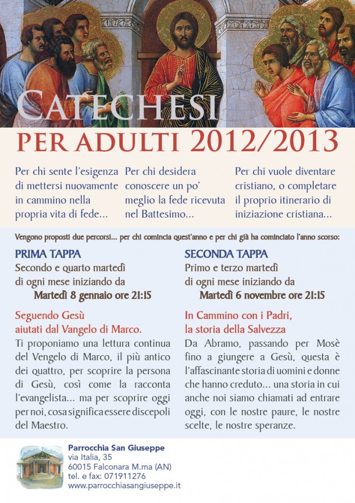 catechesi adulti 2012-2013